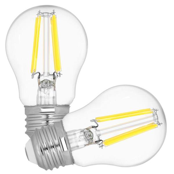 4.5 watt 120 volt A15 Medium Screw Base 5000K Daylight Dimmable LED (2 Pack)